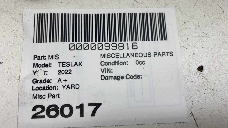 Miscellaneous Parts TESLA X 22