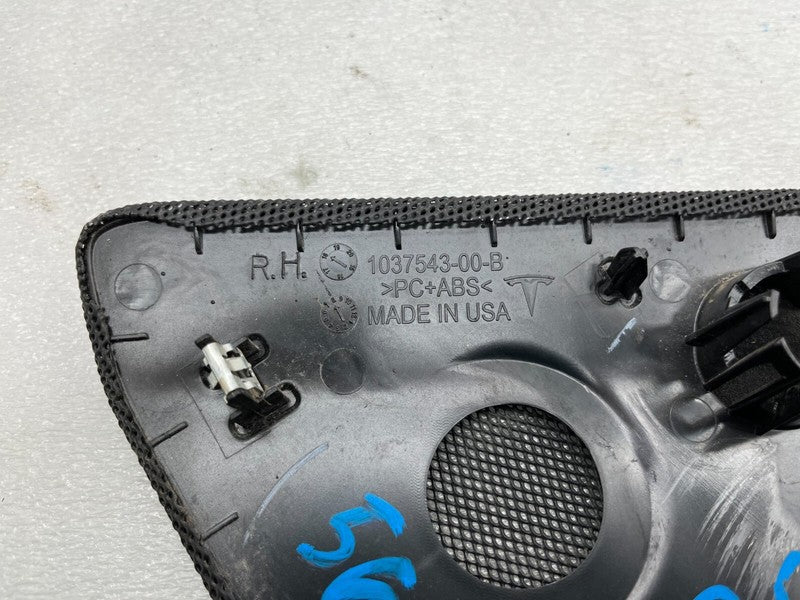 1037543 00 B ⭕ 2016-2020 Tesla Model X MX Front Right Door Speaker Cover Trim RH 1037543-00-B