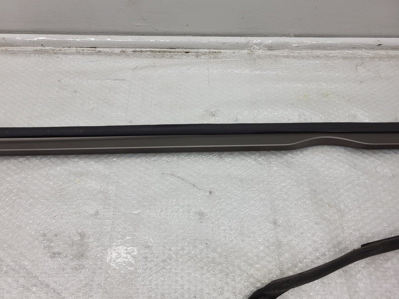 101221500F ⭕12-23 Model S Left Rocker Panel Scuff Plate Molding w/ Rubber Seal 1012215-00-F