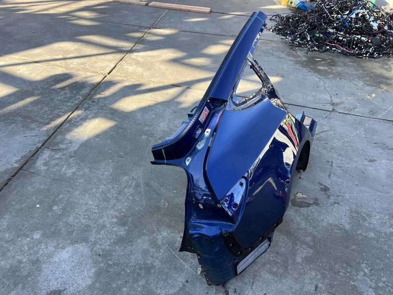 ⭕ 2017-2020 Tesla Model 3 Rear Right Quarter Panel Structural Cut Out Blue PPSB