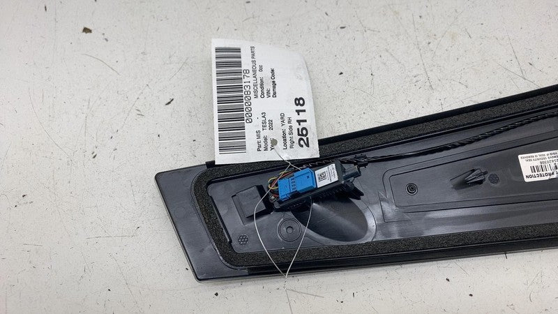 1100441-00-E ⭕17-23 Model 3 Right B-Pillar Applique Glass Trim Molding w/ Camera 1100441-00-E