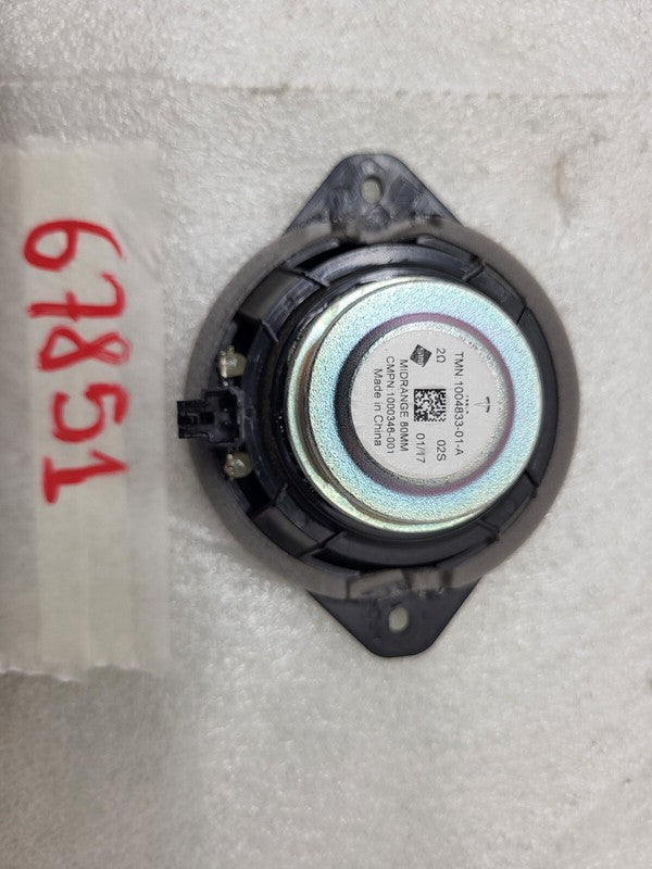 1004833 01 A ⭕ 12-20 Model S Front Dashboard Sound Mid-Range Audio Speaker 80MM 1004833-01-A