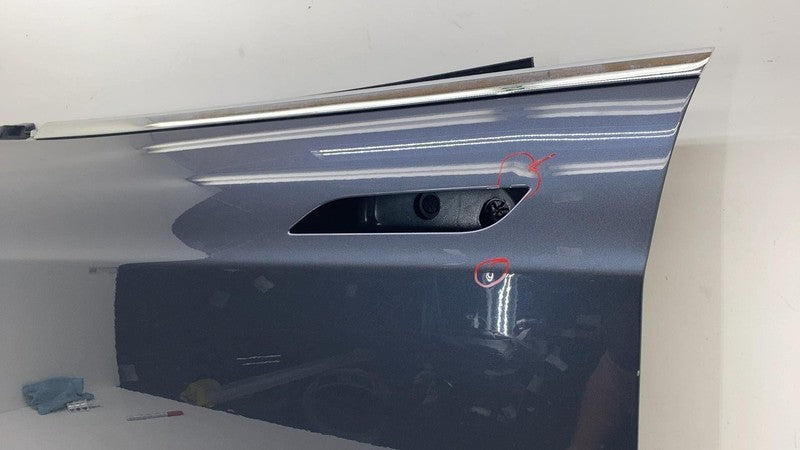 ⭕16-20 Model S MS Front Driver Side Door Panel Shell Left Gray PMNG 60