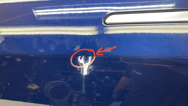 1096620-00-H ⭕ 2017-2020 Tesla Model 3 M3 Front Driver Side Door Shell Panel Left Blue PPSB