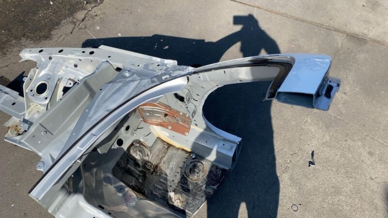 ⭕ 2008 Mazda MX-5 Miata Front Right Side Body Frame Horn Apron Rail - White