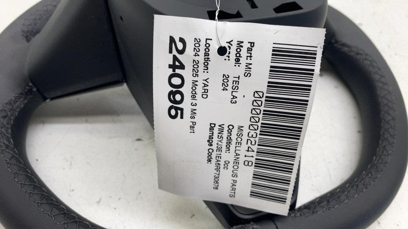 ⭕2024 2025 Tesla Model 3 Highland Steering Wheel And Controls Black 17