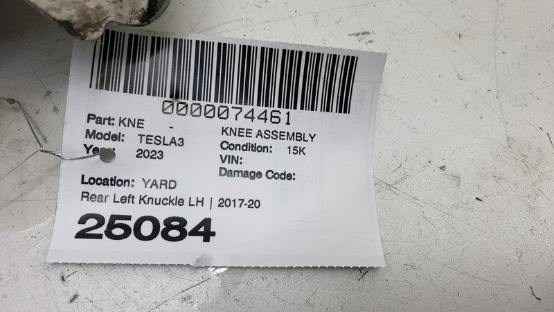 104441100G ⭕ 2017-2023 Tesla Model 3 Rear Left Spindle Knuckle w/ Hub & Shield 1044411-00-G