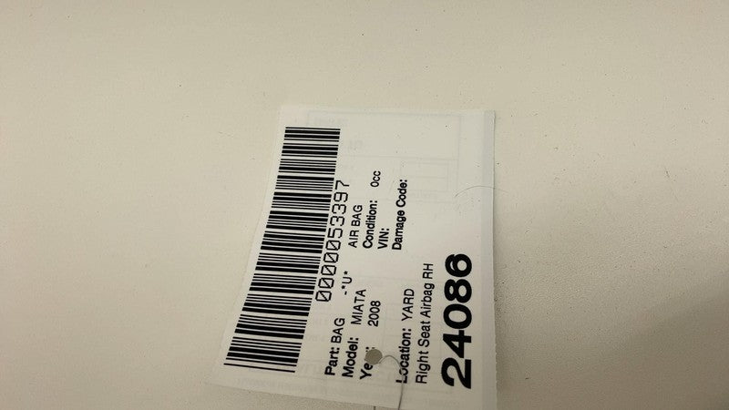 BAMPT1150 2006-2016 Mazda Miata Front Passenger Side Seat SRS Airbag Inflator Right Assy