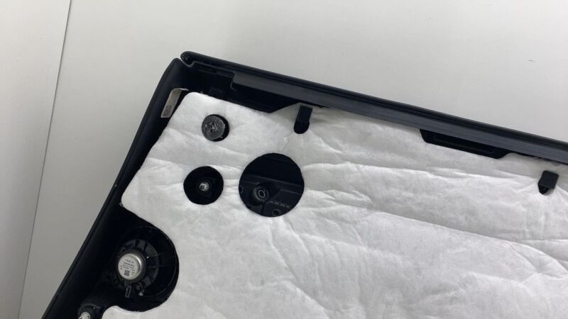 1588128-91-B ⭕ 21-23 Model 3 Rear Driver Side Interior Door Panel Trim Card Left 1588128-91-B
