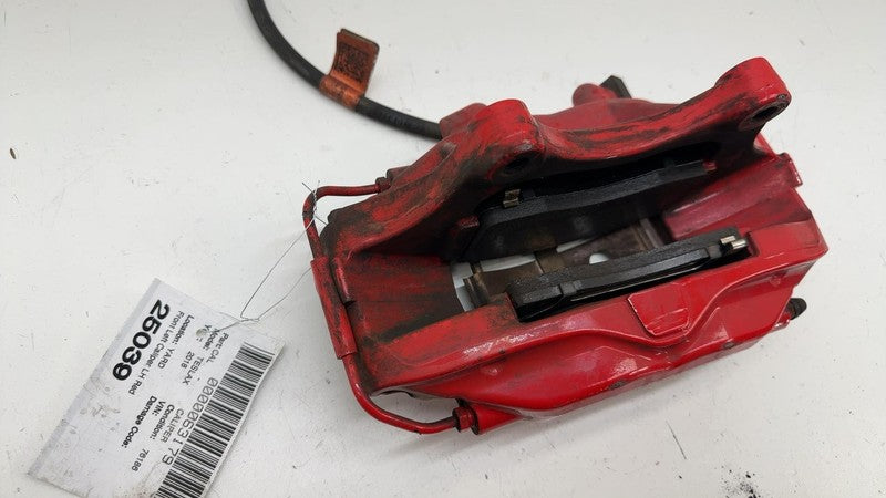 ⭕ 16-20 Model X Front Left Brembo Caliper w/ Brake Hose Line Red LH 10