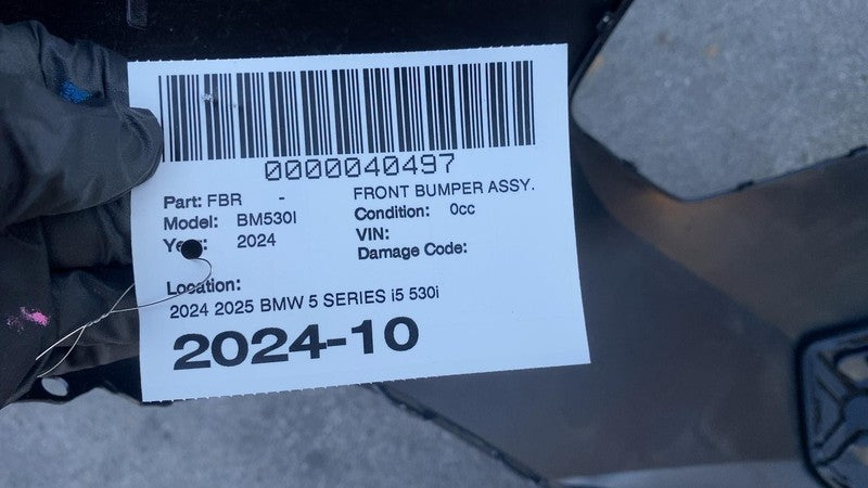 51118084653 ⭕ 2024 2025 BMW 5 Series i5 530i M60 Front Bumper Fascia Cover OEM 51118084653
