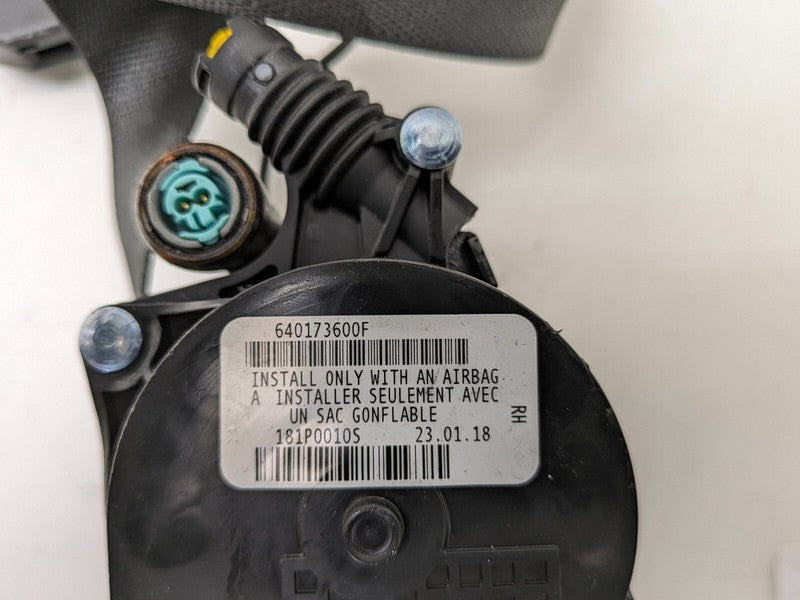 1081279 01 F ⭕ 2017-2023 Tesla Model 3 Front 1st Row Seat Belt & Retractor Right 1081279-01-F