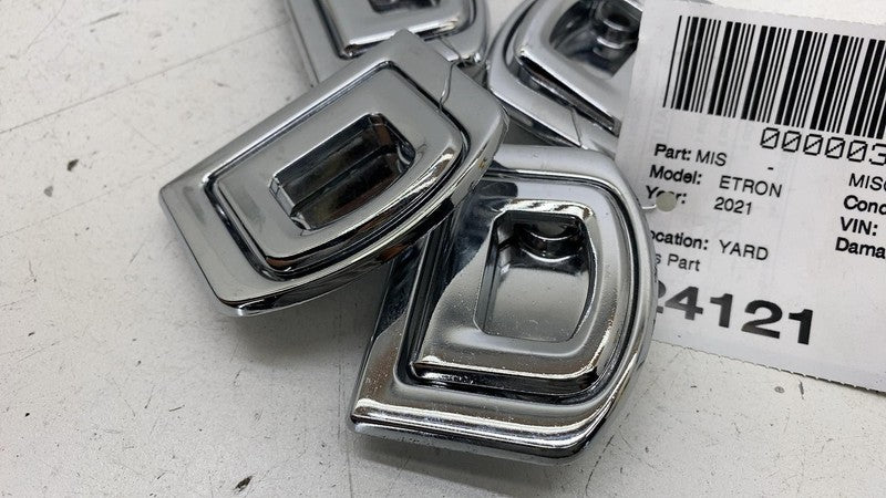 1K0864203C 19-23 Audi E-Tron Quattro Trunk Luggage Cargo Tie Down Hook Chrome 4x 1K0864203C