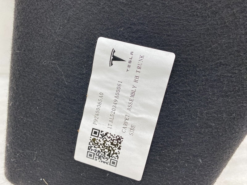 2020-2023 Tesla Model Y Trunk Side Trim Carpet End Item Finisher Right 7-Seater