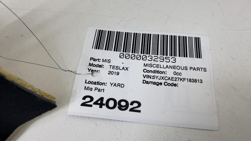 ⭕ 2016-2020 Tesla Model X Overhead Roof Headliner Ceiling Cover Ultrasuede Black