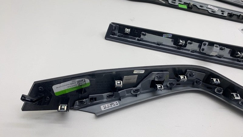 1035826 00 2016-2020 Tesla Model X SET of Front & Rear Left & Right Door Molding Trim Decor
