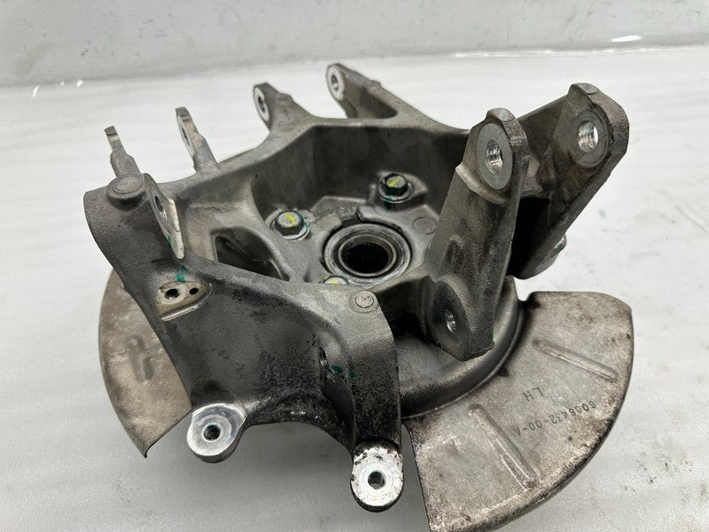 600702300B ⭕ 12-15 Model S Rear Left Spindle Knuckle w/ Shield & Wheel Hub RWD 6007023-00-B