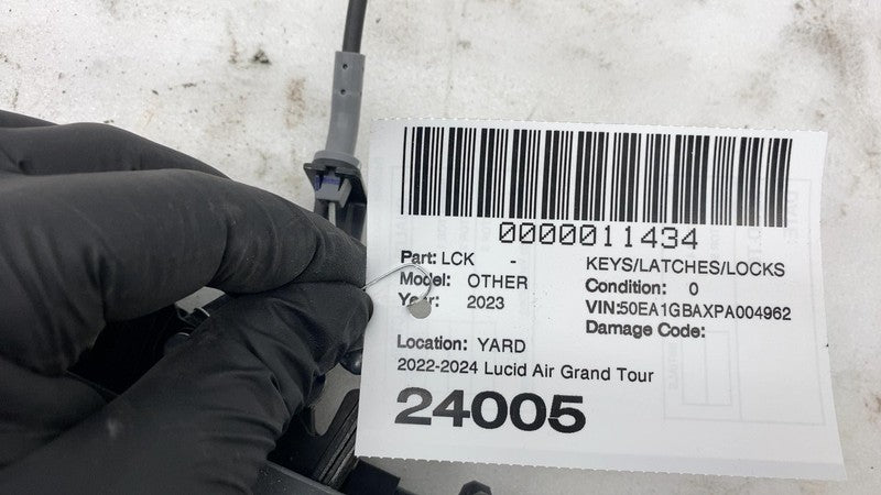 P11 NSH100 02 ⭕ 22-24 Lucid Air Left or Right Rear Row Seat Release Lock Latch P11-NSH100-02