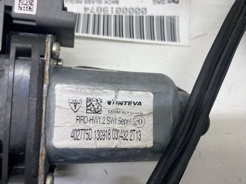102882199E ⭕ 2016-2020 Tesla Model X Rear Right Door Window Regulator & Motor 1028821-99-E
