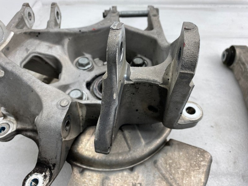 ⭕ 12-15 Tesla Model S Rear Left Spindle Knuckle Wheel Hub + Control Ar