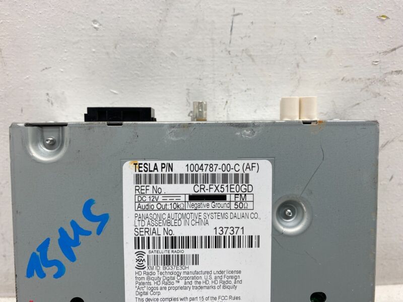 100478700C ⭕12-20 Tesla Model S X Satellite Radio Infotainment Receiver Module 1004787-00-C