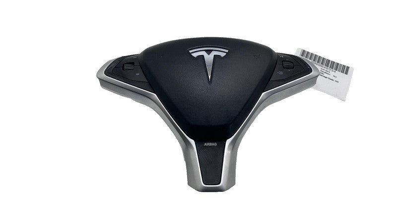 ⭕ 12-15 Model S MS Steering Wheel Airbag w/ Control Switch & Bezel 102