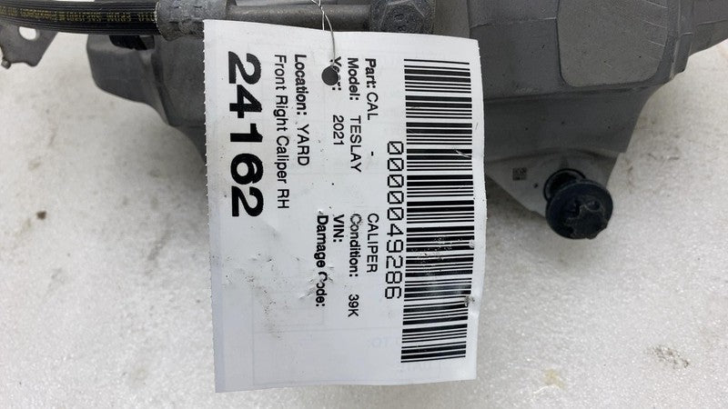 2020-2024 Tesla Model Y MY Front Passenger Side Caliper w/ Brake Hose Line Right