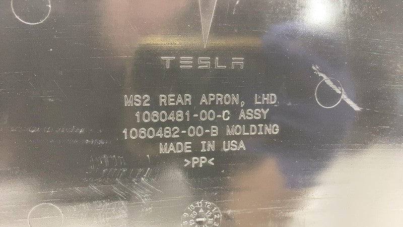 ⭕ 2016-2020 Tesla Model S MS Rear Apron Underhood Trim Cover Panel 106