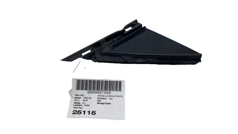 1034909 ⭕ 16-20 Model X MX Front Right Door Quarter Applique Corner Glass Cover 1034909