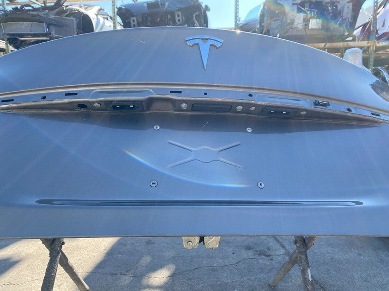 ⭕ 12-15 Tesla Model S Rear Trunk Liftgate Tailgate Hatch Panel w/ Wind