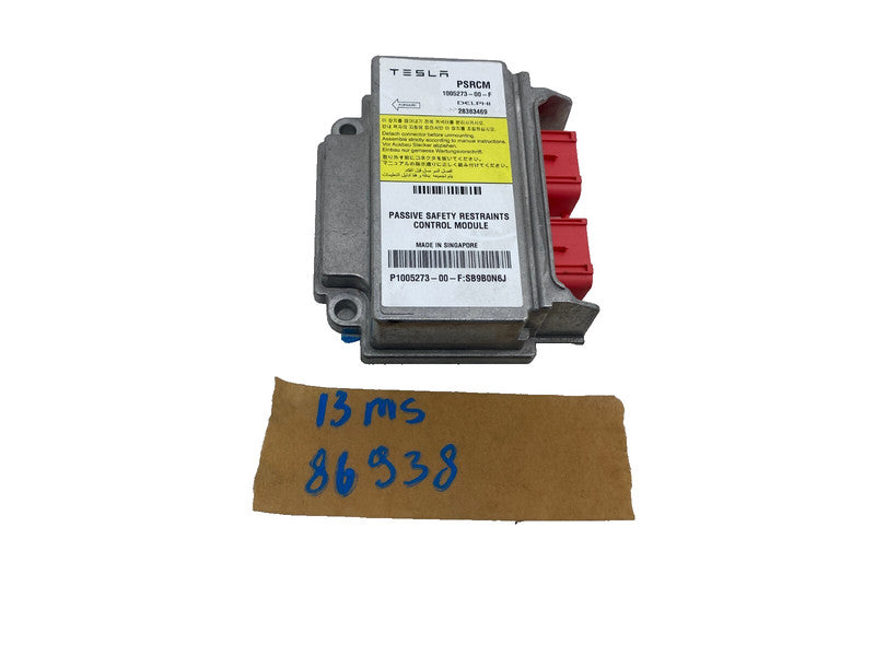 100527300F ⭕ 2012-2015 Tesla Model S Passive Safety Restraints Control Module 1005273-00-F