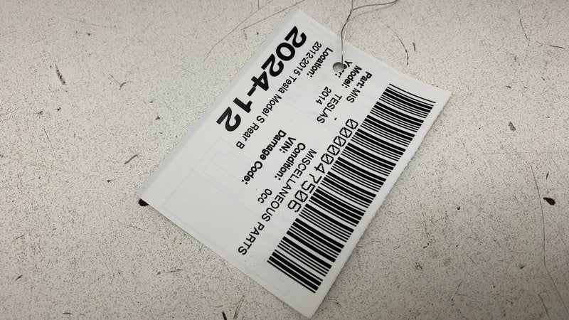 1004421 04 N 2012-2015 Tesla Model S Rear Bumper Wiring Harness Cable Wire Loom Assembly OEM