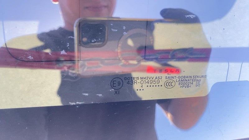 ⭕ 2024-2025 Tesla Model 3 M3 Rear Backlite Panoramic Roof Glass OEM 17