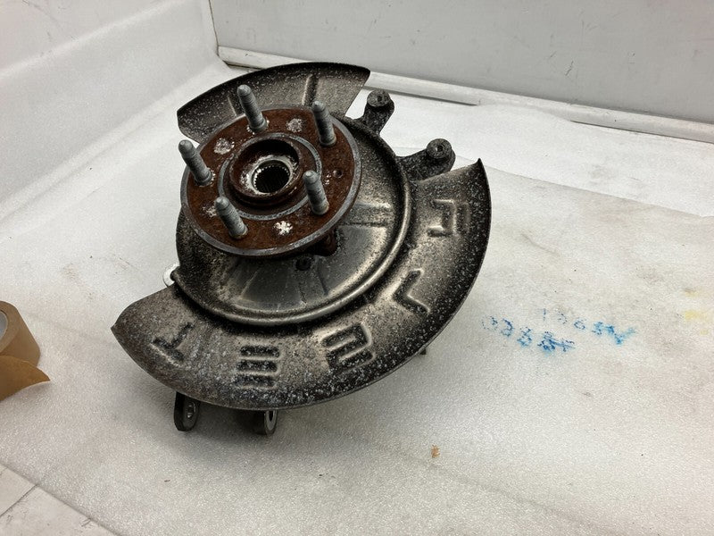 600643300A 16-20 Model S Rear Right Spindle Knuckle w/ Dust Shield & Wheel Hub 6006433-00-A
