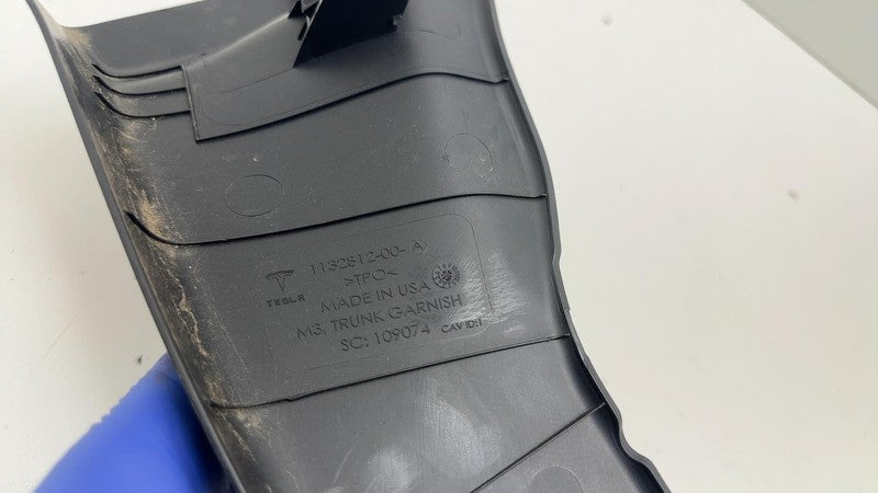113281200A ⭕ 2017-2023 Tesla Model 3 M3 Rear Trunk Interior Trim Cover Garnish 1132812-00-A