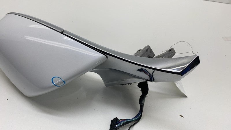 6005864-00-E 2012-2015 Tesla Model S Front Left Exterior Rear View Door Mirror LH White PPSW