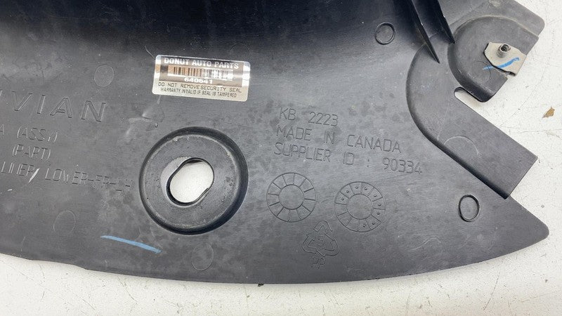 ⭕ 2025 Rivian R1S Front Left Fender Wheel Liner Lower Splash Shield PT