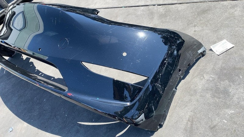 ⭕ 20-22 Model Y Front Bumper Cover w/ Park Sensor Holes Black PBSB 149