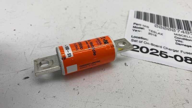 1A10211500051 ⭕ 2016-2020 Tesla Model X SET of Fast Acting Electric Vehicle Fuse OEM EV20-100S