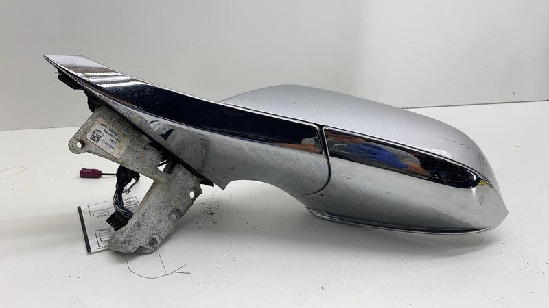 ⭕ 12-15 Model S Left Exterior Rear View Door Mirror OEM Silver PMSS 60