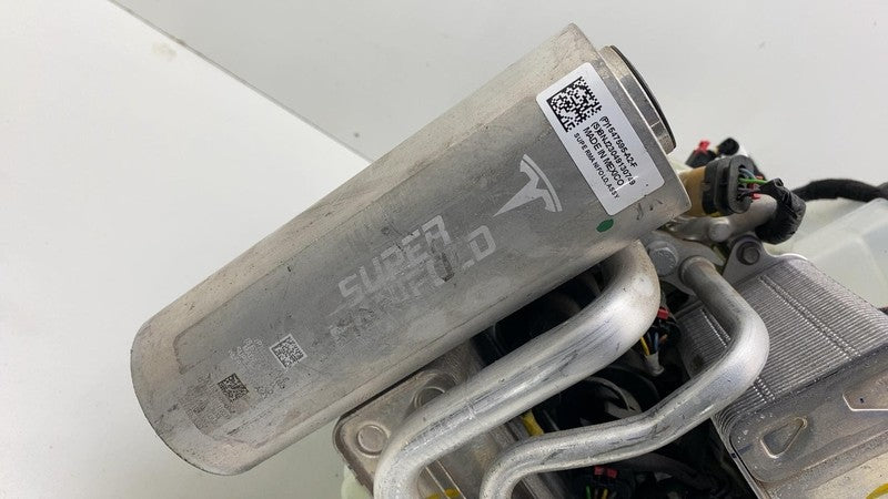 152300700F 2021-2023 Tesla Model 3 Supermanifold Refrigerant Chiller w/ Coolant Reservoir