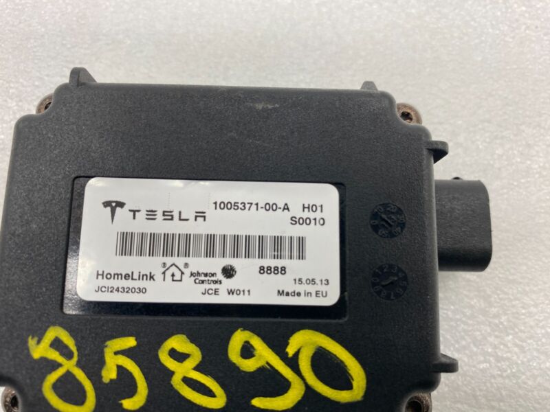 100537100A 12-20 Model S X Homelink Computer Garage Door Opener Control Module 1005371-00-A