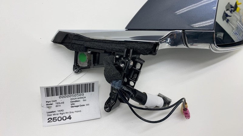 104131800A 2012-2020 Tesla Model S Front Right Exterior Rear View Door Mirror RH Gray PMNG