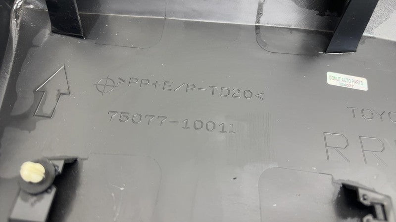 75077-10011 ⭕ 2018-2022 Toyota CHR Rear Passenger Side Door Lower Molding Right 75077-10011