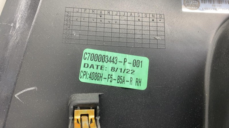 PT00003451K 2022-2024 Rivian R1S Rear Right Quarter Trim Cover Arm Rest Panel Cup Holder SUV