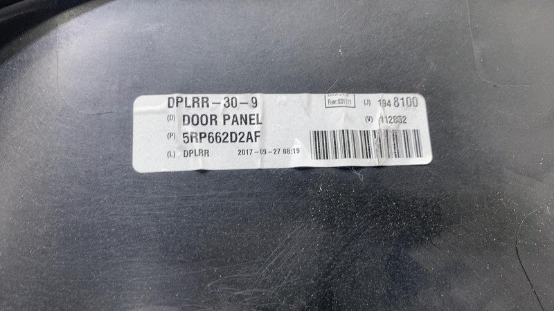5RP662D2AF ⭕ 2017-2025 Chrysler Pacifica Rear Left Sliding Door Panel Trim Cover 5RP662D2AF