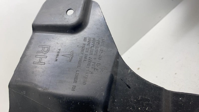 ⭕ 18-23 Tesla Model 3 Front Right Wheel Fender Liner Splash Shield 108