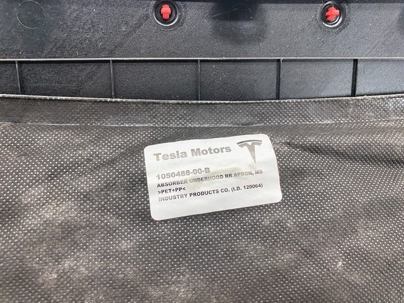 105048800B ⭕2012-2015 Model S Rear Under Hood Apron Windshield Cowl Vent Cover 1050488-00-B
