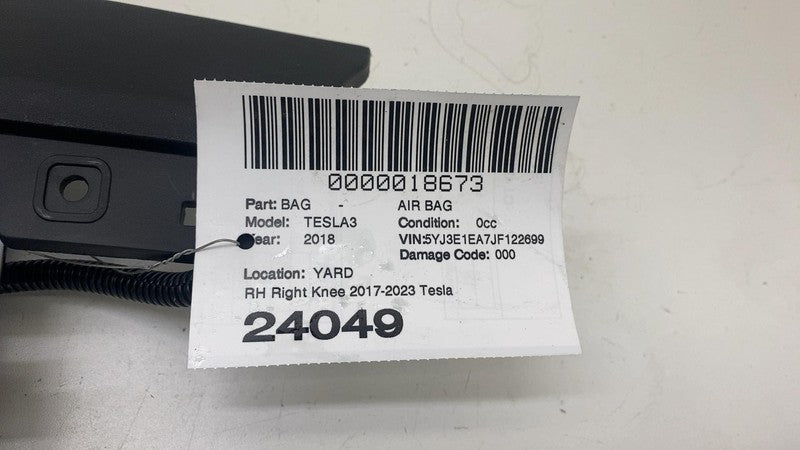 ⭕ 17-23 Tesla Model Y 3 Right Knee Airbag Passenger Safety Module 1077