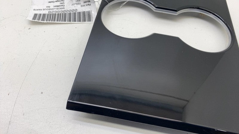 ⭕ 17-23 Tesla Model 3 Y Center Console Cup Holder Bezel Trim Cover 108